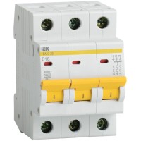 ВА47-29 3P C 1А 4,5кА KARAT (MVA20-3-001-C). Автоматический выключатель. IEK