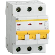 ВА47-29 3P C 1А 4,5кА KARAT (MVA20-3-001-C). Автоматический выключатель. IEK