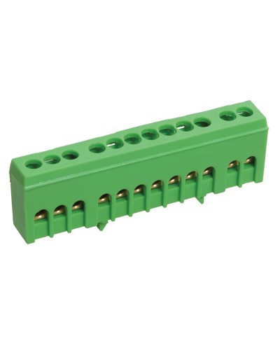 Шина PE земля ШНИ-6х9-10-К-З (YNN10-69-10KD-K06). Шина в корпусном изоляторе на DIN-рейку. IEK в Люберцах