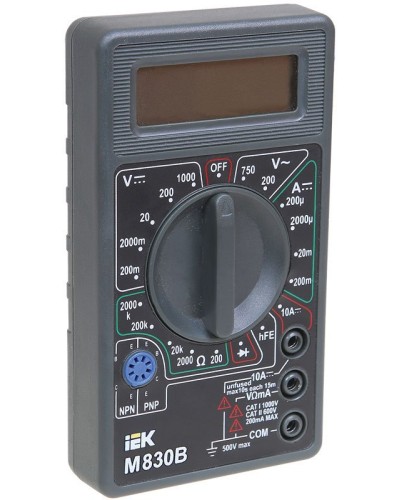 Мультиметр цифровой Universal M830B (TMD-2B-830). Мультиметр цифровой. IEK в Люберцах
