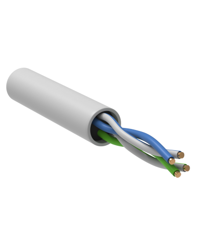 GENERICA U/UTP кат. 5E 24AWG 2 пары LSZH INDOOR белый (BC1-C5E02-128-305-G). Кабель «витая пара» (LAN) для структурированных систем связи. IEK в Люберцах
