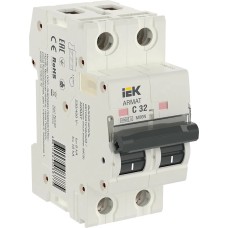 M06N 2P C 32А 6кА ARMAT (AR-M06N-2-C032). Автоматический выключатель. IEK