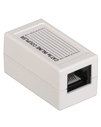 CS70-1C5EU. Проходной адаптер категория 5Е UTP тип RJ45-RJ45, белый. ITK в Люберцах