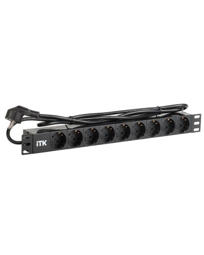 PH22-9D1-P. Блок розеток 19”. ITK в Люберцах