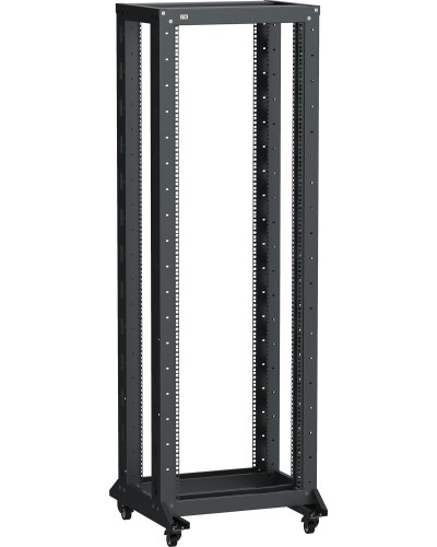 LF05-20U66-2RM. Стойка 2-рамная на рол. 20U 600х600мм черная. ITK в Люберцах