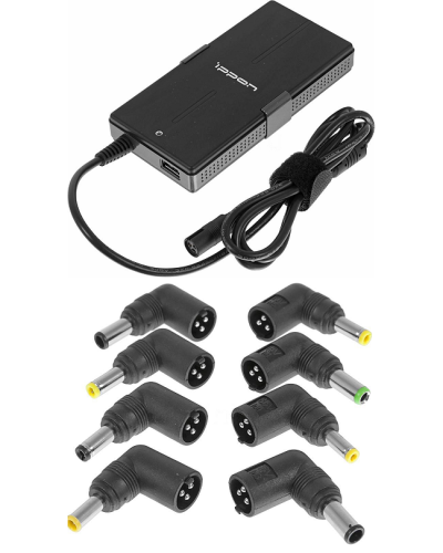 Блок питания Ippon S65U автоматический 65W 15V-19.5V 11-connectors 3.5A 1xUSB 2.1A, LED индикатор (651781). Блок питания. Ippon в Люберцах