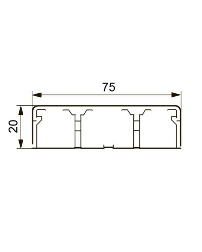 Короб DLPlus 75х20 (030033): Кабель-канал в Люберцах