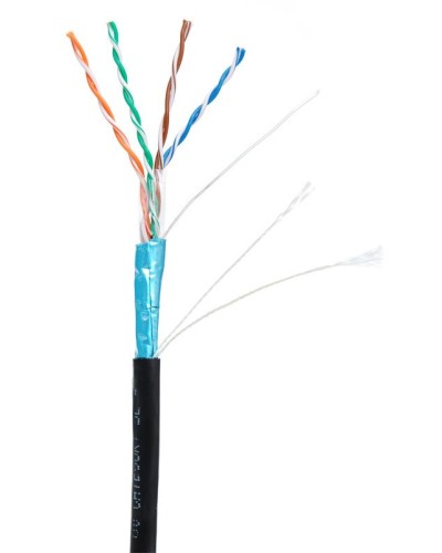F/UTP 4pair, Cat5е, Out, PE (EC-UF004-5E-PE-BK). Кабель «витая пара» (LAN) для структурированных систем связи. NETLAN в Люберцах
