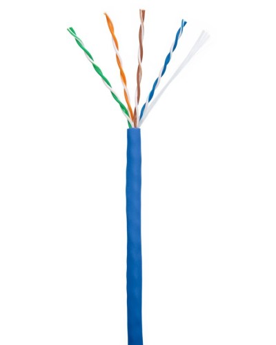 U/UTP 4pair, Cat5e, In, PVC (EC-UU004-5E-PVC-BL). Кабель «витая пара» (LAN) для структурированных систем связи. NETLAN в Люберцах