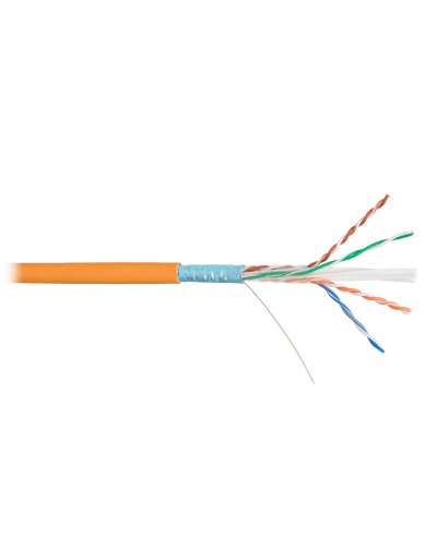 F/UTP 4pair, Cat6, Solid, In, PVC (NKL 9240C-OR). Кабель «витая пара» (LAN) для структурированных систем связи. NIKOLAN в Люберцах