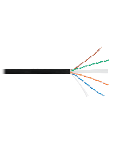 U/UTP 4pair, Cat6a, Solid, In/Out, нг(А)-HF (NMC 4155C-BK). Кабель «витая пара» (LAN) для структурированных систем связи. NIKOMAX в Люберцах