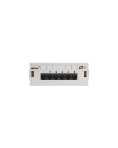 NMC-WP06UE2-GY. Патч-панель настенная 6 портов, Кат.6. NIKOMAX в Люберцах