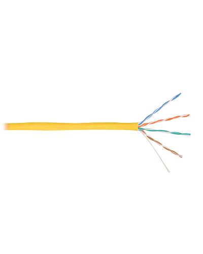 U/UTP 4pair, Cat5e, Solid, In, PVC (NMC 4100A-YL). Кабель «витая пара» (LAN) для структурированных систем связи. NIKOMAX в Люберцах