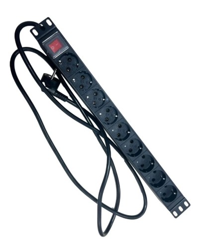 NTSS-PDU-DA2036 гор.размещ. 9xSchuko базовые 16A Schuko 2м. Блок розеток 19. NTSS в Люберцах