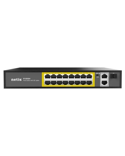 Netis P116GH. Коммутатор сетевой PoE неуправляемый. Netis в Люберцах