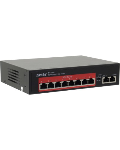 Netis P110C. Коммутатор сетевой PoE неуправляемый. Netis в Люберцах