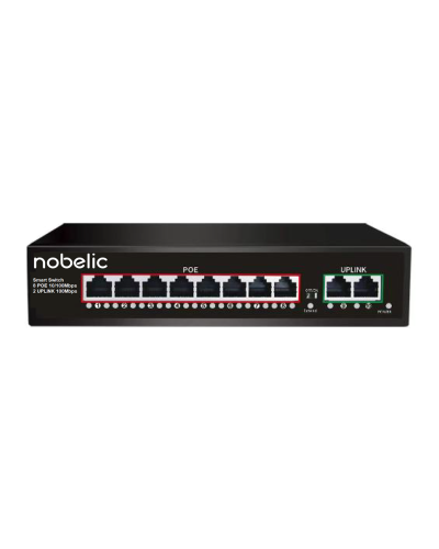 NBLS-1008P. Коммутатор неуправляемый 8-портовый. Nobelic в Люберцах