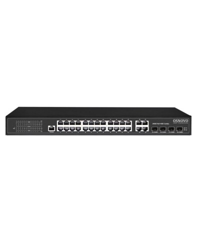 SW-8244/L(400W). Коммутатор 24-портовый  Gigabit Ethernet с PoE. OSNOVO в Люберцах