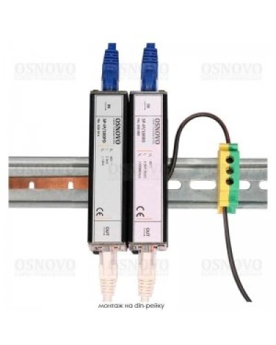 SP-IP/1000D. Устройство грозозащиты цепей Ethernet. OSNOVO в Люберцах