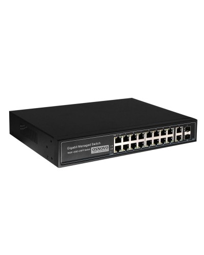 SW-8182/L(300W). Коммутатор 16-портовый  Gigabit Ethernet с PoE. OSNOVO в Люберцах