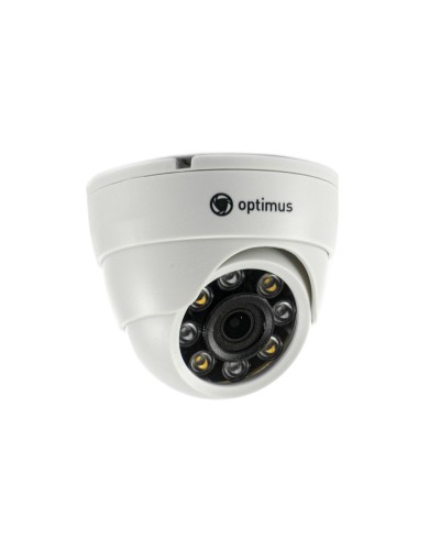 IP-E022.1(2.8)PL_DP03. Видеокамера IP купольная. Optimus в Люберцах