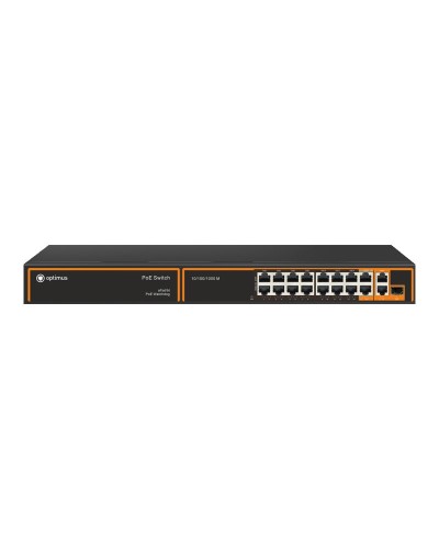 U1I-15F1G2b/2G/1S. Коммутатор с питанием по PoE 16-портовый. Optimus в Люберцах