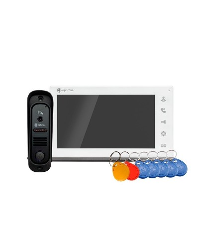 Leader 2.0 IK-7.0 (w+b). Комплект видеодомофона. Optimus в Люберцах