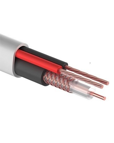 КВК-В-2+2x0,50 мм² (Cu/Cu) белый PROconnect (01-4213). Кабель комбинированный для систем видеонаблюдения. PROCONNECT в Люберцах