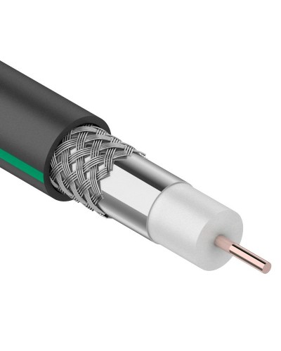 SAT 703 B, Cu/Al/Al, 75%, 75 Ом, 100 м, черный OUTDOOR. PROconnect. (01-2436-1). Кабель коаксиальный радиочастотный. PROCONNECT в Люберцах