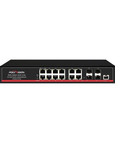 PND-M8GP-4G4F(150). Коммутатор управляемый оптический 12 портовый. Polyvision в Люберцах
