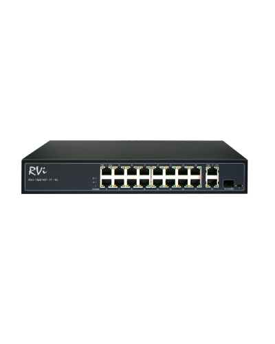 RVi-1NS16F-1T-1C. Коммутатор с питанием по PoE. RVi в Люберцах