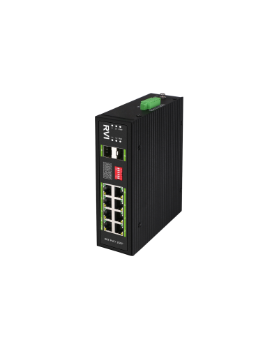 RVi-1NSIM8GP-2S. Коммутатор с питанием по PoE. RVi в Люберцах