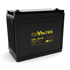 Revolter GPL 12140. Аккумулятор автомобильный герметичный свинцово-кислотный. Revolter