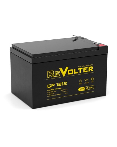 Revolter GP 1212. Аккумулятор автомобильный герметичный свинцово-кислотный. Revolter в Люберцах