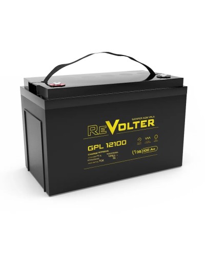 Revolter GPL 12100. Аккумулятор автомобильный герметичный свинцово-кислотный. Revolter в Люберцах
