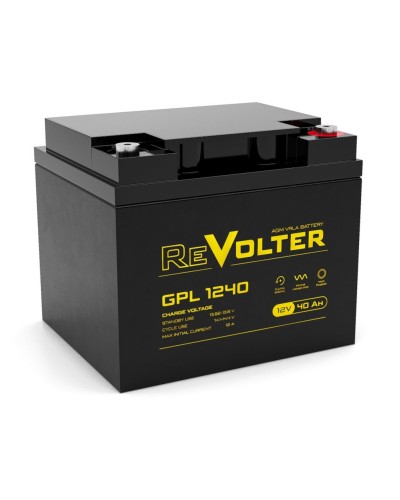 Revolter GPL 1240. Аккумулятор автомобильный герметичный свинцово-кислотный. Revolter в Люберцах
