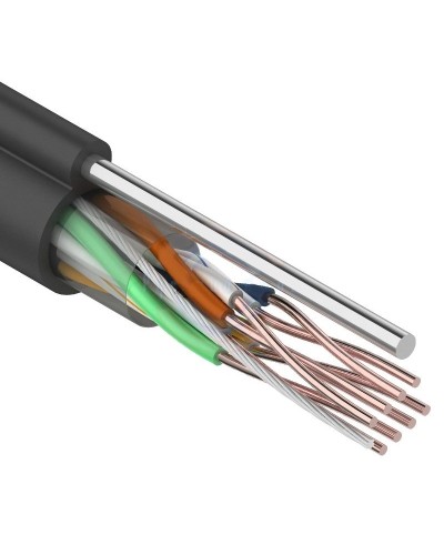 U/UTP 4PR 24AWG CAT5e 305м OUTDOOR+ТРОС*1 REXANT (01-0046). Кабель «витая пара» (LAN) для структурированных систем связи. Rexant в Люберцах