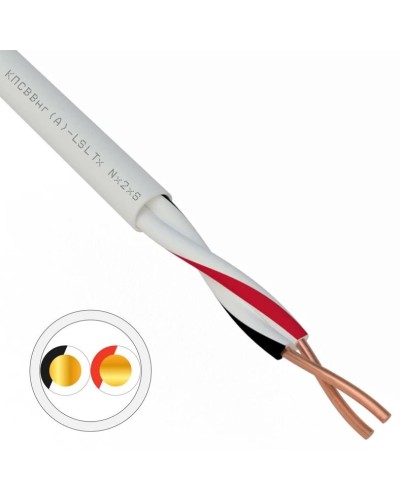 КПСВВнг(А)-LSLTx 1х2х0,75 REXANT (01-4871). Кабель для систем передачи данных пониженной пожароопасности c низким дымо- и газовыделением, с низкой токсичностью продуктов горения. Rexant в Люберцах