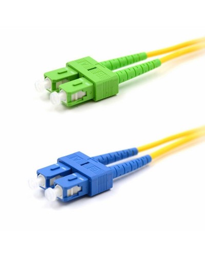 Патч-корд оптический переходной (SM), 9/125 (OS2), SC/APC-SC/UPC, (Duplex), PVC, 2м REXANT (50-2059): Патч-корд оптический в Люберцах