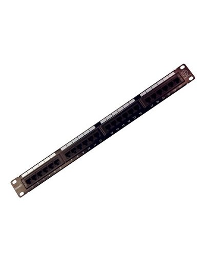 Коммутационная панель, 19", 1U, 24 порта RJ-45, категория 5e, UTP неэкранированная, черная Rexant (04-0021): Патч-панель 19" в Люберцах