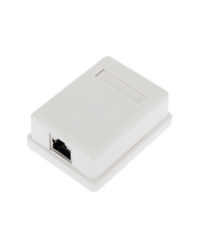 Розетка компьютерная внешняя, 1-порт FTP RJ-45 (8P8C), CAT 6 REXANT (03-0142). Розетка RJ-45. Rexant в Люберцах