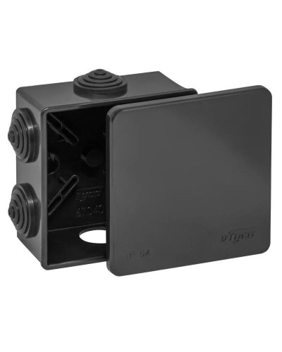 Коробка TYCO ОП 85х85х40мм УХЛ1 IP54 черный (67040Ч). Коробка распределительная. RuVinil в Люберцах