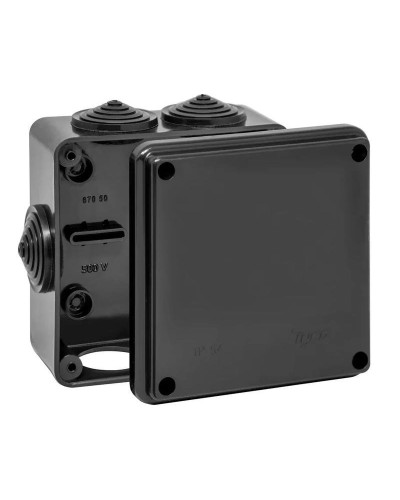 Коробка TYCO ОП 100х100х50мм УХЛ1 IP54 черный (67050Ч). Коробка распределительная. RuVinil в Люберцах