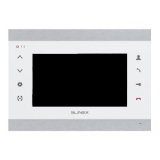 SL-07N Cloud (Silver+White). Монитор домофона цветной с функцией «свободные руки». SLINEX