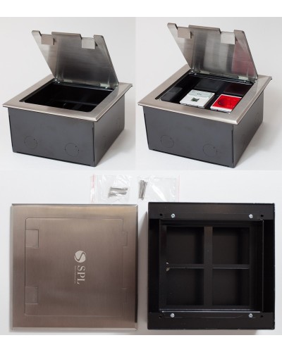 Люк на 4 поста (45х45), из нержавеющей стали, с коробкой, IP40 (300014). Люк. SPL в Люберцах