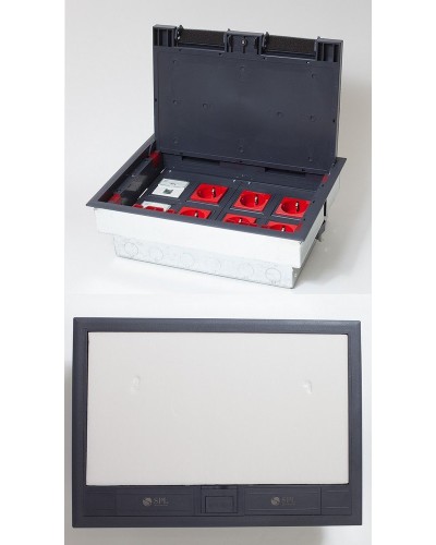 Люк на 8 постов (45х45), металл/пластик, с металлической коробкой, IP40 (300009). Люк. SPL в Люберцах