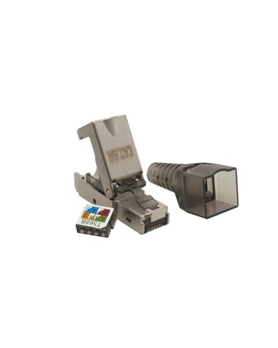 Коннектор 8P8C STP 6A (RJ-45) безынструментальный (10-0240). Разъем RJ-45. SUPRLAN в Люберцах
