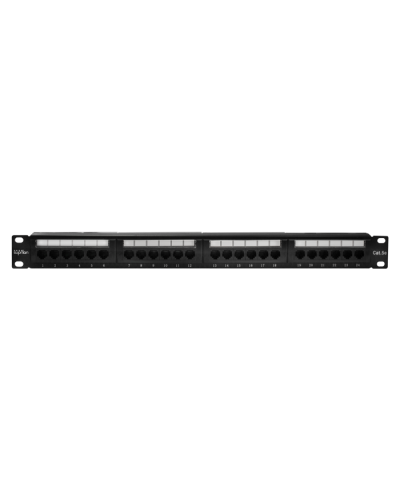 Патч-панель 19", 24хRJ-45, UTP, Cat.5e, 1U (10-0403): Патч-панель 19'' в Люберцах