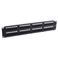 Патч-панель 19", 48хRJ-45, UTP, Cat.5e, 2U (10-0405): Патч-панель 19''