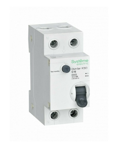 City9 Set 1P+N С 16А 4.5kA 30мА A 230В (C9D55616). Автоматический выключатель дифференциального тока. Systeme Electric в Люберцах